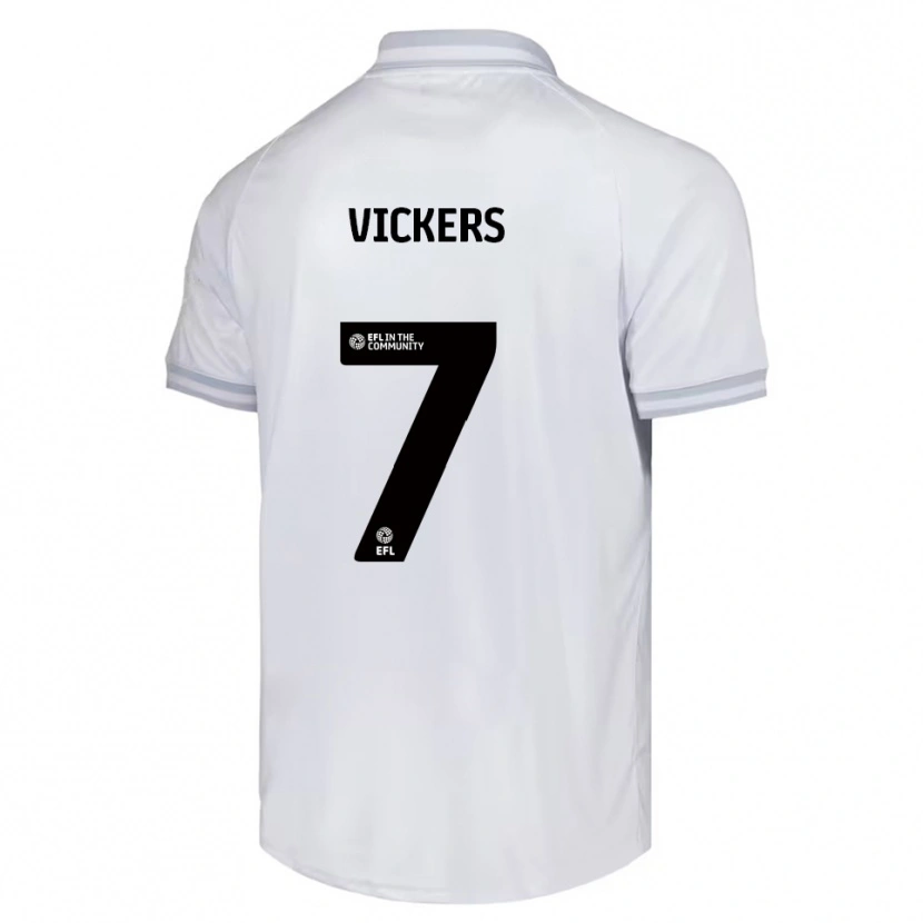 Danxen Herren Caylan Vickers #7 Weiß Grau Schwarz Auswärtstrikot Trikot 2025/26 T-Shirt Schweiz