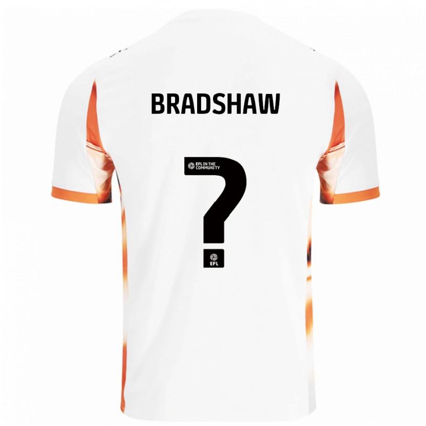 Danxen Herren Ashleigh Bradshaw #0 Weiß Orange Schwarz Auswärtstrikot Trikot 2025/26 T-Shirt Schweiz