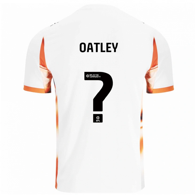 Danxen Herren Lauren Oatley #0 Weiß Orange Schwarz Auswärtstrikot Trikot 2025/26 T-Shirt Schweiz