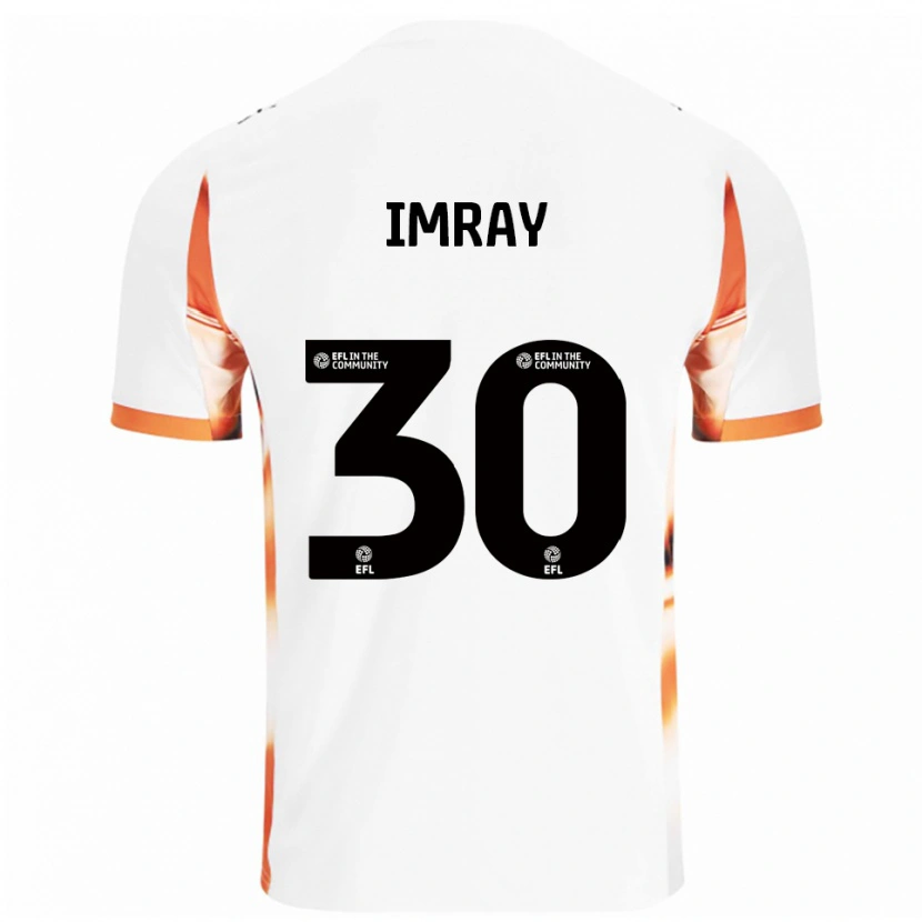 Danxen Herren Danny Imray #30 Weiß Orange Schwarz Auswärtstrikot Trikot 2025/26 T-Shirt Schweiz