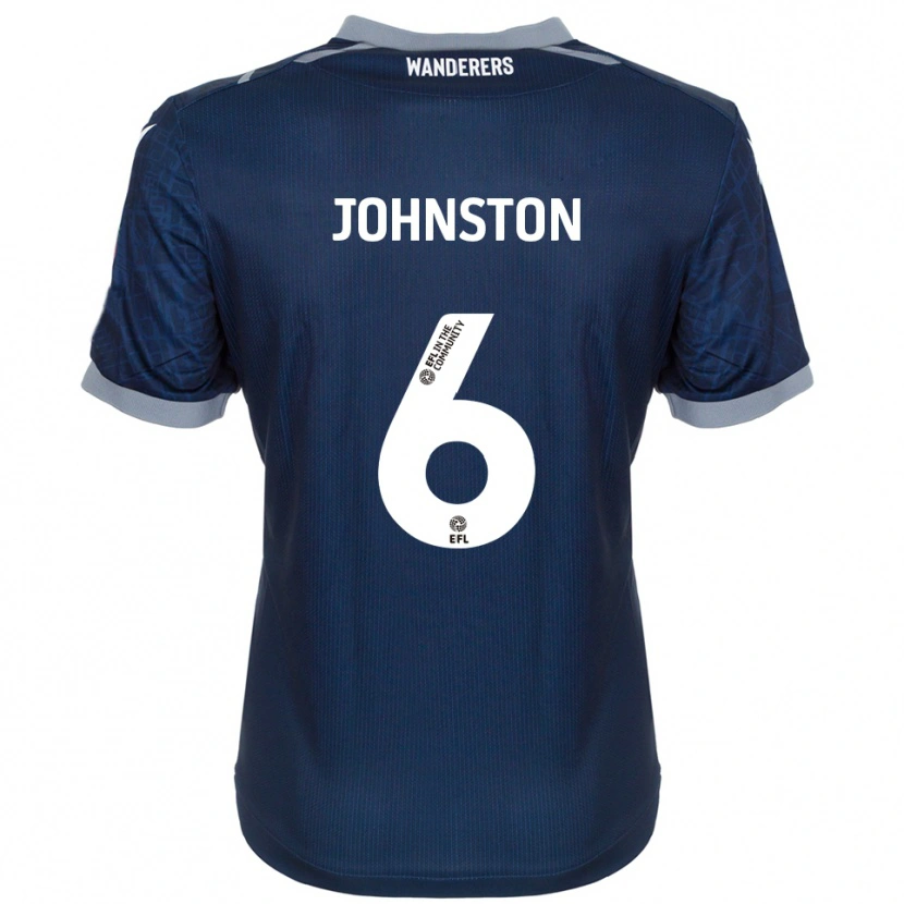 Danxen Herren George Johnston #6 Marine Grau Auswärtstrikot Trikot 2025/26 T-Shirt Schweiz