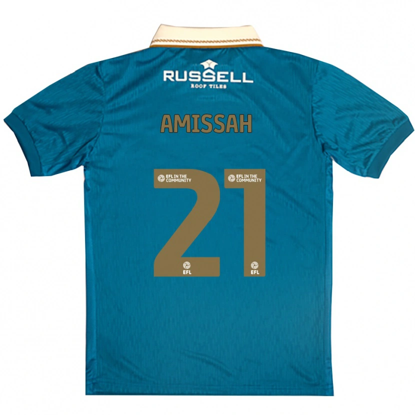 Danxen Herren Jordan Amissah #21 Himmelblau Weiß Auswärtstrikot Trikot 2025/26 T-Shirt Schweiz