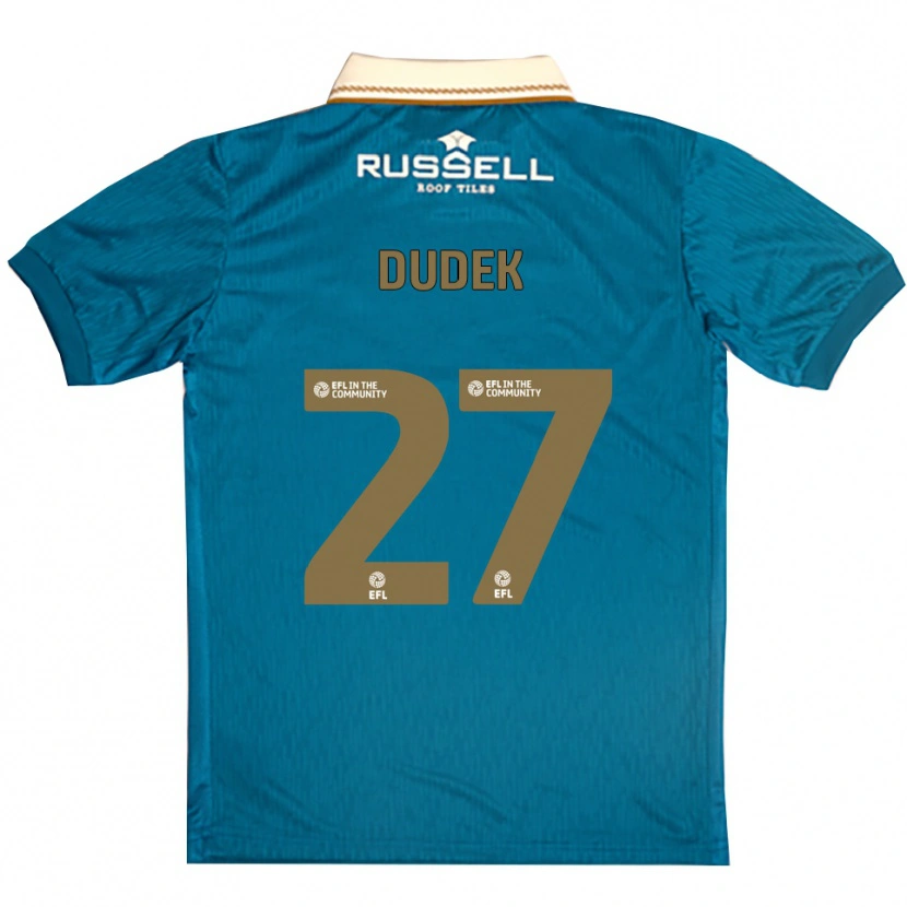 Danxen Herren Kamil Dudek #27 Himmelblau Weiß Auswärtstrikot Trikot 2025/26 T-Shirt Schweiz
