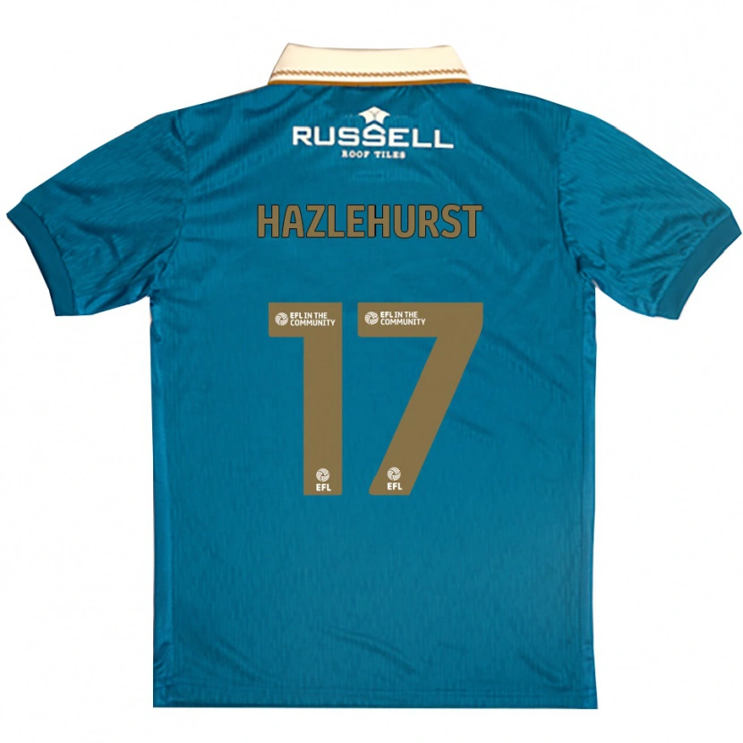 Danxen Herren Jack Hazlehurst #17 Himmelblau Weiß Auswärtstrikot Trikot 2025/26 T-Shirt Schweiz