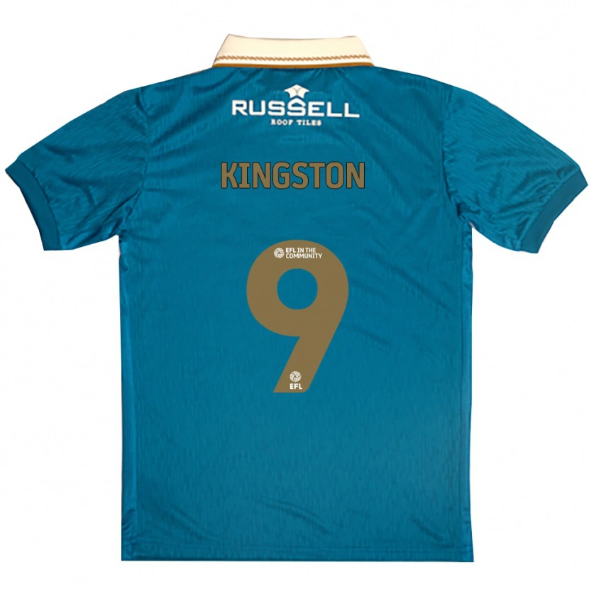 Danxen Herren Steph Kingston #9 Himmelblau Weiß Auswärtstrikot Trikot 2025/26 T-Shirt Schweiz