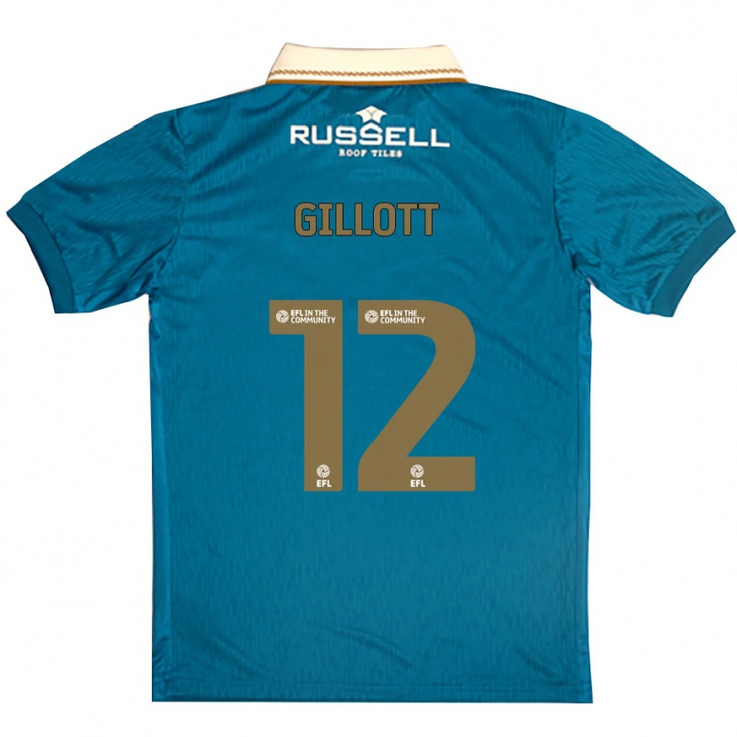 Danxen Herren Emily Gillott #12 Himmelblau Weiß Auswärtstrikot Trikot 2025/26 T-Shirt Schweiz