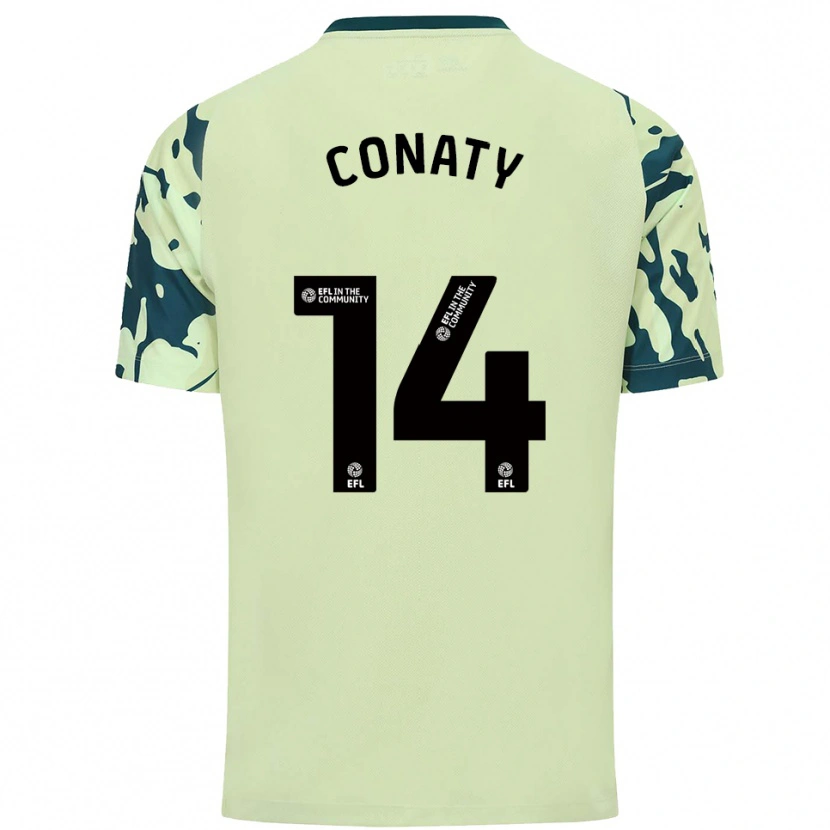 Danxen Herren Keano Conaty #14 Dunkelgrün Auswärtstrikot Trikot 2025/26 T-Shirt Schweiz