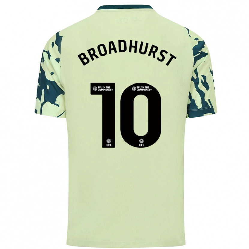 Danxen Herren Danielle Broadhurst #10 Dunkelgrün Auswärtstrikot Trikot 2025/26 T-Shirt Schweiz
