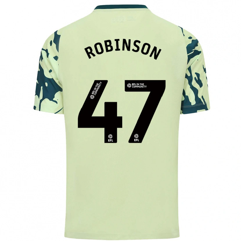 Danxen Herren Callum Robinson #47 Dunkelgrün Auswärtstrikot Trikot 2025/26 T-Shirt Schweiz