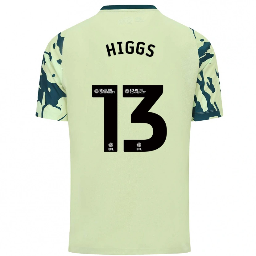 Danxen Herren Daniel Higgs #13 Dunkelgrün Auswärtstrikot Trikot 2025/26 T-Shirt Schweiz