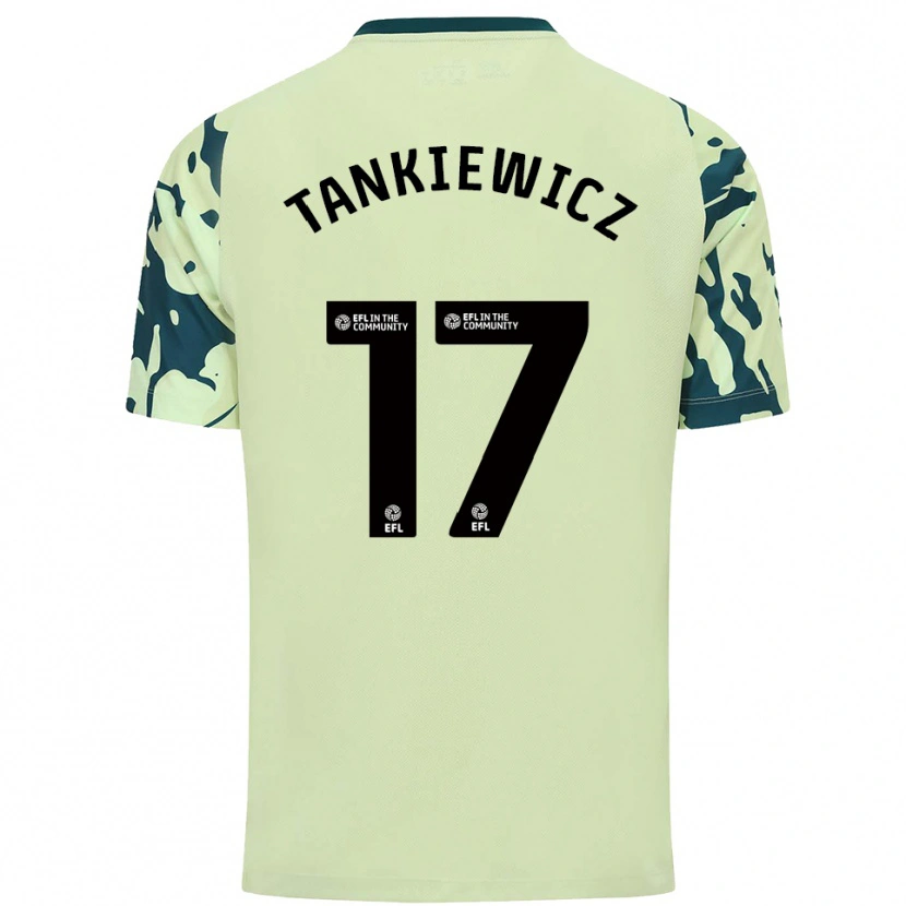Danxen Herren Rob Tankiewicz #17 Dunkelgrün Auswärtstrikot Trikot 2025/26 T-Shirt Schweiz