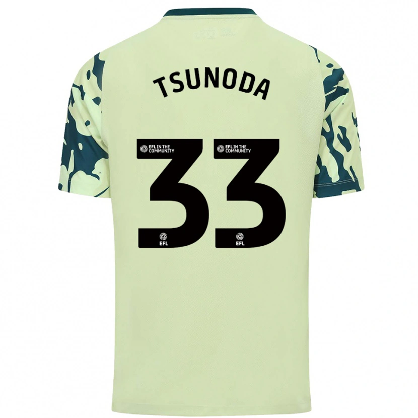 Danxen Herren Ryotaro Tsunoda #33 Dunkelgrün Auswärtstrikot Trikot 2025/26 T-Shirt Schweiz
