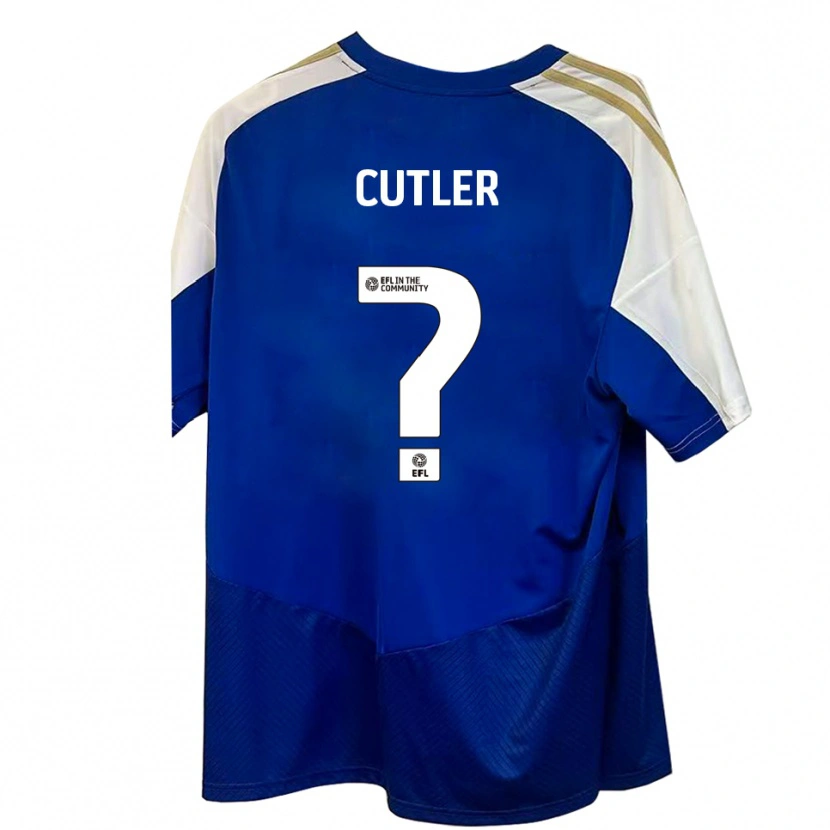 Danxen Herren Theo Cutler #0 Blau Weiß Gold Auswärtstrikot Trikot 2025/26 T-Shirt Schweiz