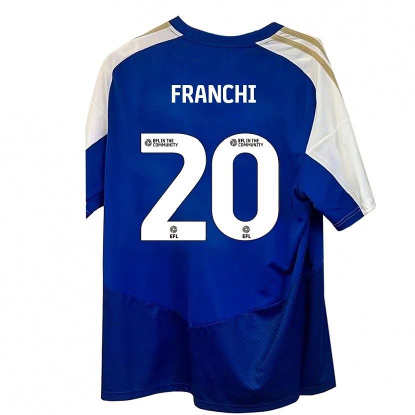 Danxen Herren Matilda Franchi #20 Blau Weiß Gold Auswärtstrikot Trikot 2025/26 T-Shirt Schweiz