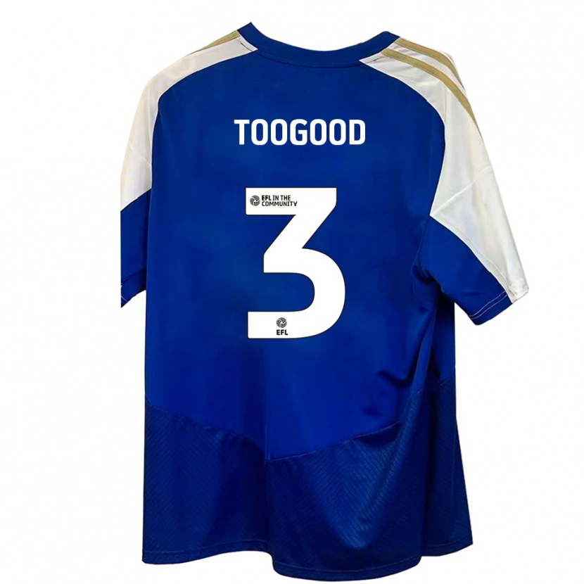 Danxen Herren Emily Toogood #3 Blau Weiß Gold Auswärtstrikot Trikot 2025/26 T-Shirt Schweiz