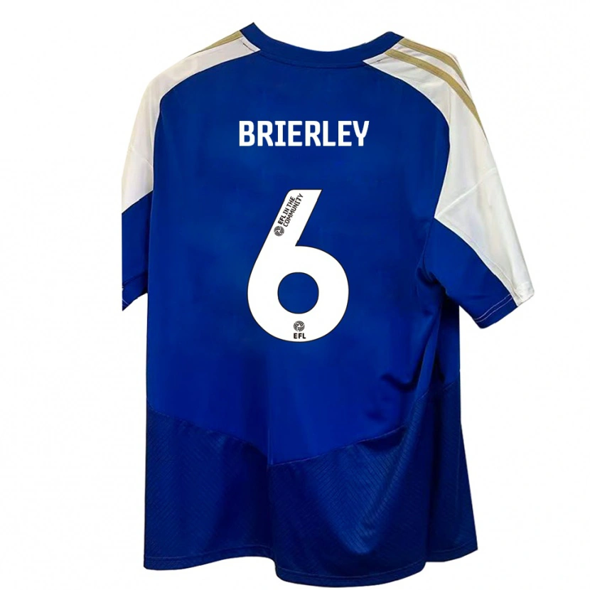 Danxen Herren Ethan Brierley #6 Blau Weiß Gold Auswärtstrikot Trikot 2025/26 T-Shirt Schweiz