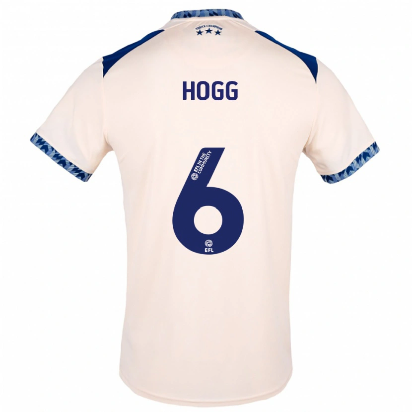 Danxen Herren Jonathan Hogg #6 Creme Marine Auswärtstrikot Trikot 2025/26 T-Shirt Schweiz
