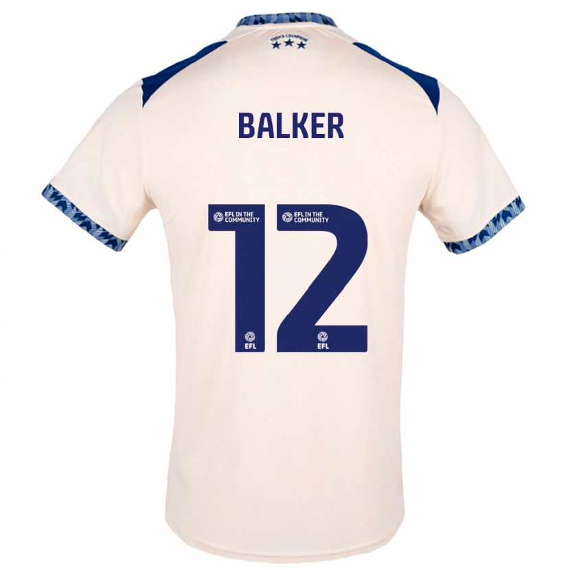 Danxen Herren Radinio Balker #12 Creme Marine Auswärtstrikot Trikot 2025/26 T-Shirt Schweiz