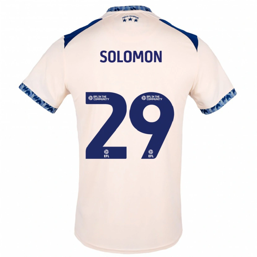 Danxen Herren Eko Solomon #29 Creme Marine Auswärtstrikot Trikot 2025/26 T-Shirt Schweiz