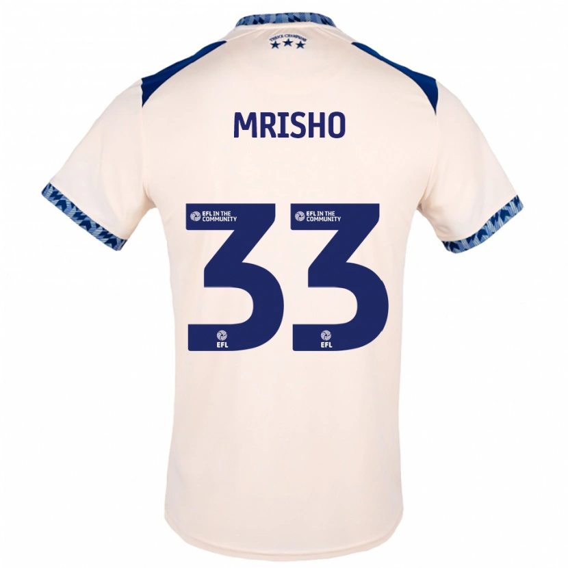 Danxen Herren Omari Mrisho #33 Creme Marine Auswärtstrikot Trikot 2025/26 T-Shirt Schweiz