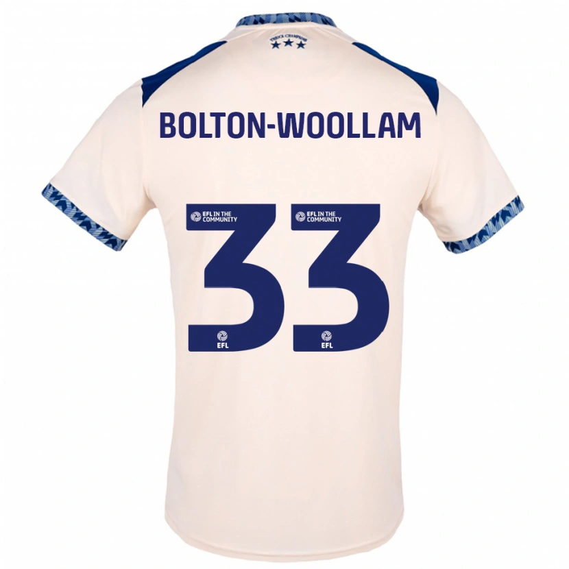 Danxen Herren Kacey Bolton-Woollam #33 Creme Marine Auswärtstrikot Trikot 2025/26 T-Shirt Schweiz