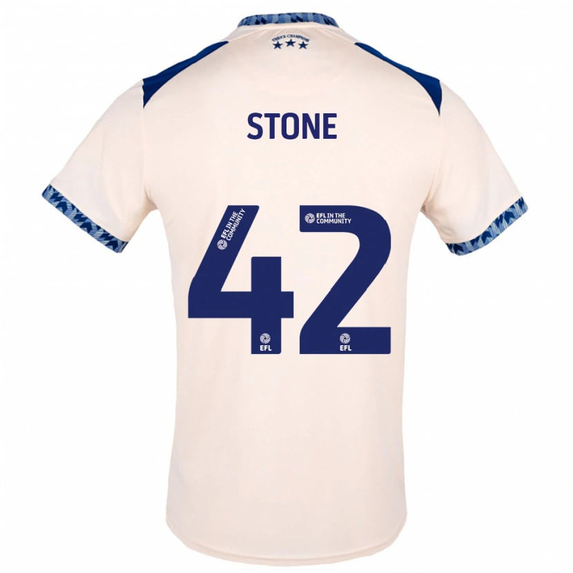 Danxen Herren Michael Stone #42 Creme Marine Auswärtstrikot Trikot 2025/26 T-Shirt Schweiz