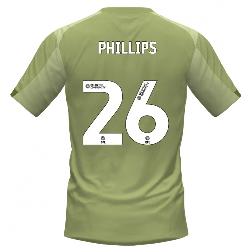 Danxen Herren Noah Phillips #26 Salbei Champagner Auswärtstrikot Trikot 2025/26 T-Shirt Schweiz
