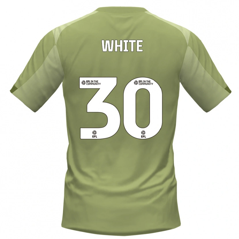 Danxen Herren Joe White #30 Salbei Champagner Auswärtstrikot Trikot 2025/26 T-Shirt Schweiz