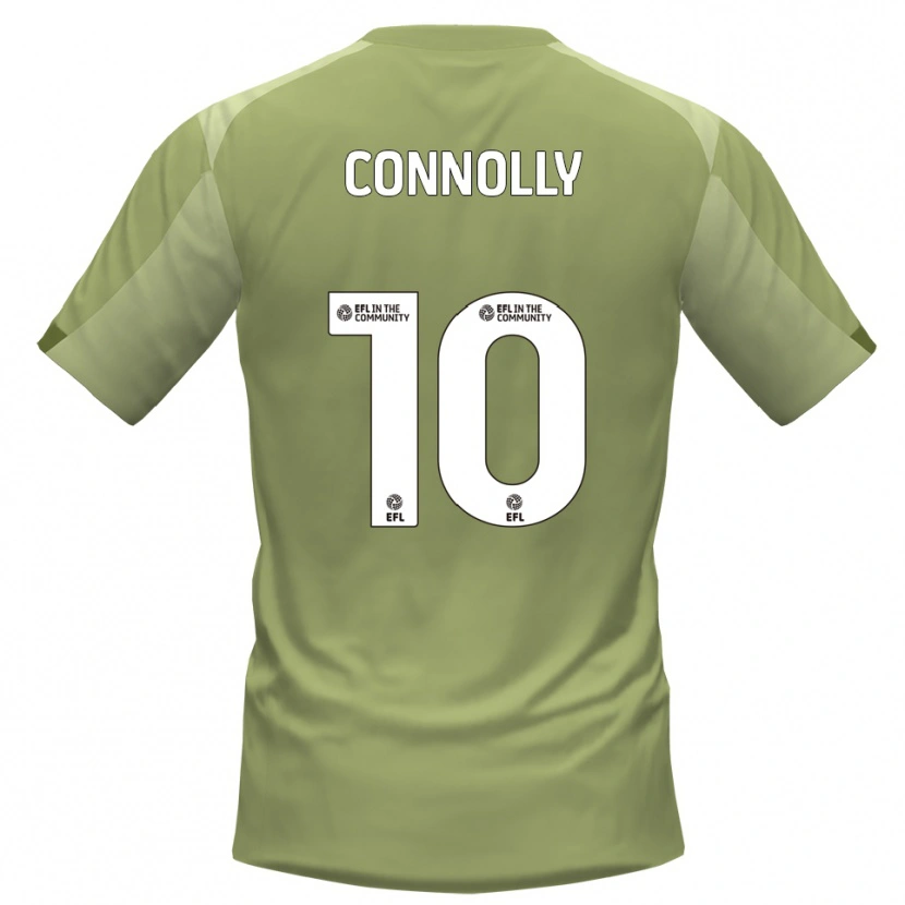 Danxen Herren Aaron Connolly #10 Salbei Champagner Auswärtstrikot Trikot 2025/26 T-Shirt Schweiz