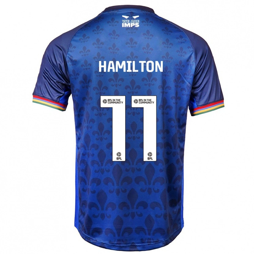 Danxen Herren Ethan Hamilton #11 Blau Marine Auswärtstrikot Trikot 2025/26 T-Shirt Schweiz