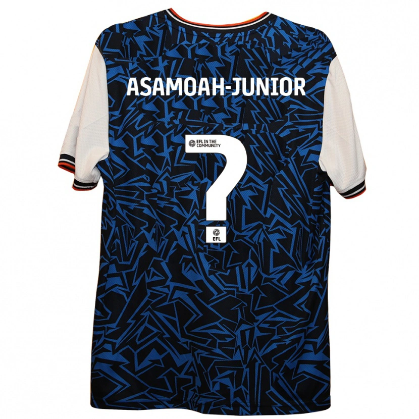Danxen Herren Lloyd Asamoah-Junior #0 Blau Schwarz Weiß Auswärtstrikot Trikot 2025/26 T-Shirt Schweiz