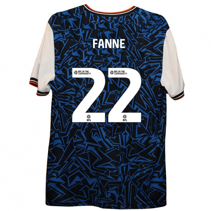 Danxen Herren Lamine Fanne #22 Blau Schwarz Weiß Auswärtstrikot Trikot 2025/26 T-Shirt Schweiz