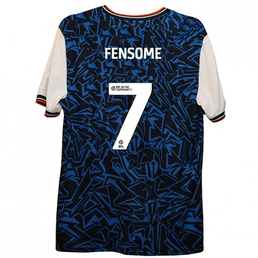 Danxen Herren Tash Fensome #7 Blau Schwarz Weiß Auswärtstrikot Trikot 2025/26 T-Shirt Schweiz