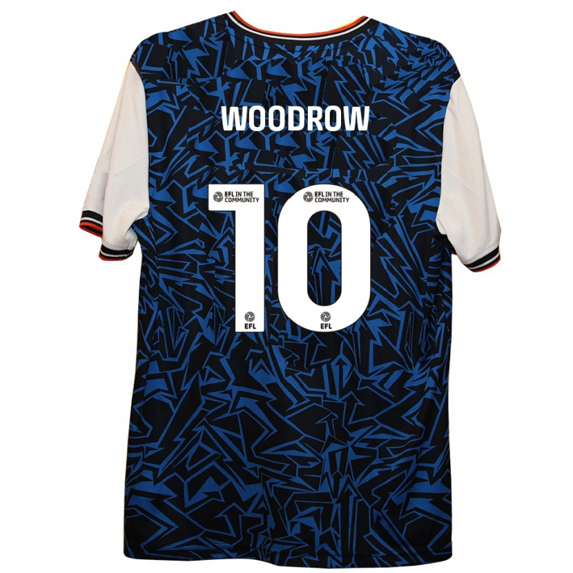 Danxen Herren Cauley Woodrow #10 Blau Schwarz Weiß Auswärtstrikot Trikot 2025/26 T-Shirt Schweiz