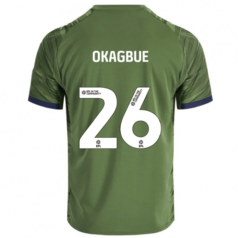 Danxen Herren David Okagbue #26 Grün Weiß Auswärtstrikot Trikot 2025/26 T-Shirt Schweiz
