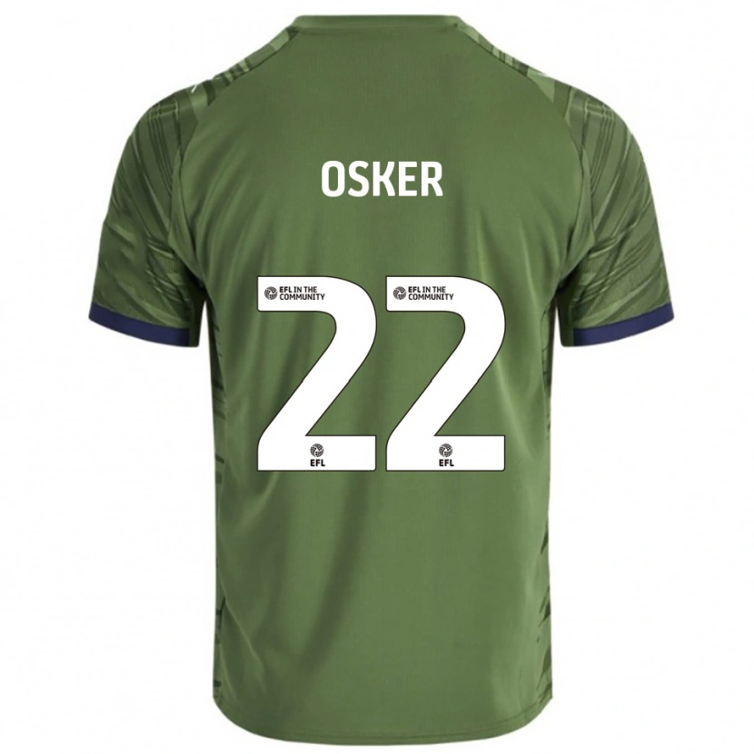 Danxen Herren Edyn Osker #22 Grün Weiß Auswärtstrikot Trikot 2025/26 T-Shirt Schweiz