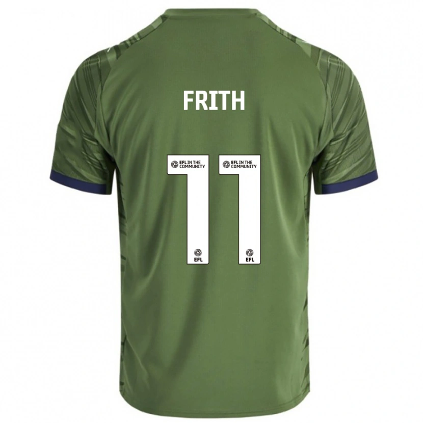 Danxen Herren Declan Frith #11 Grün Weiß Auswärtstrikot Trikot 2025/26 T-Shirt Schweiz