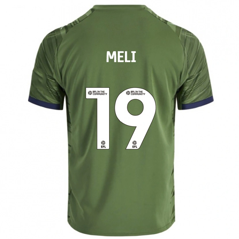 Danxen Herren Emily Meli #19 Grün Weiß Auswärtstrikot Trikot 2025/26 T-Shirt Schweiz