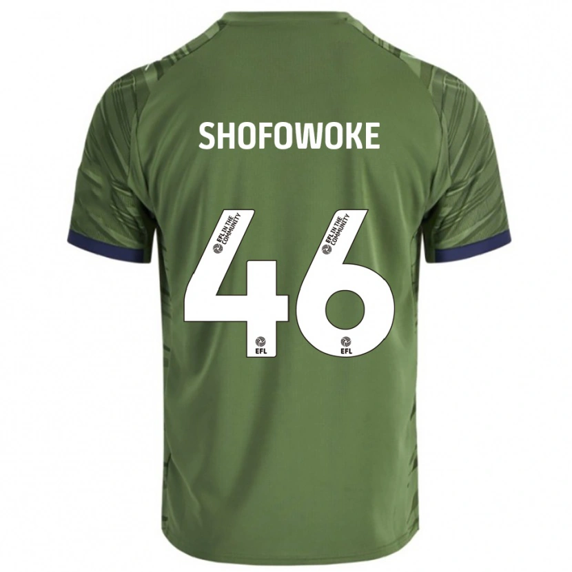 Danxen Herren Boluwatife Shofowoke #46 Grün Weiß Auswärtstrikot Trikot 2025/26 T-Shirt Schweiz
