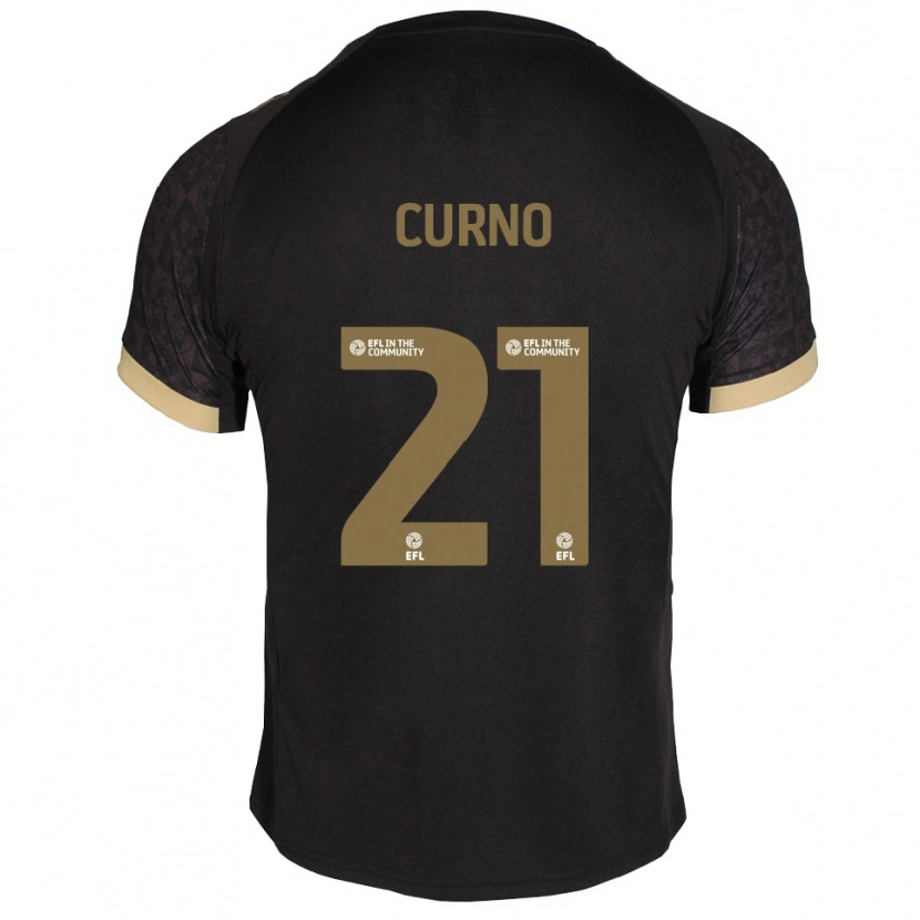 Danxen Herren Maddi Curno #21 Schwarz Gold Auswärtstrikot Trikot 2025/26 T-Shirt Schweiz