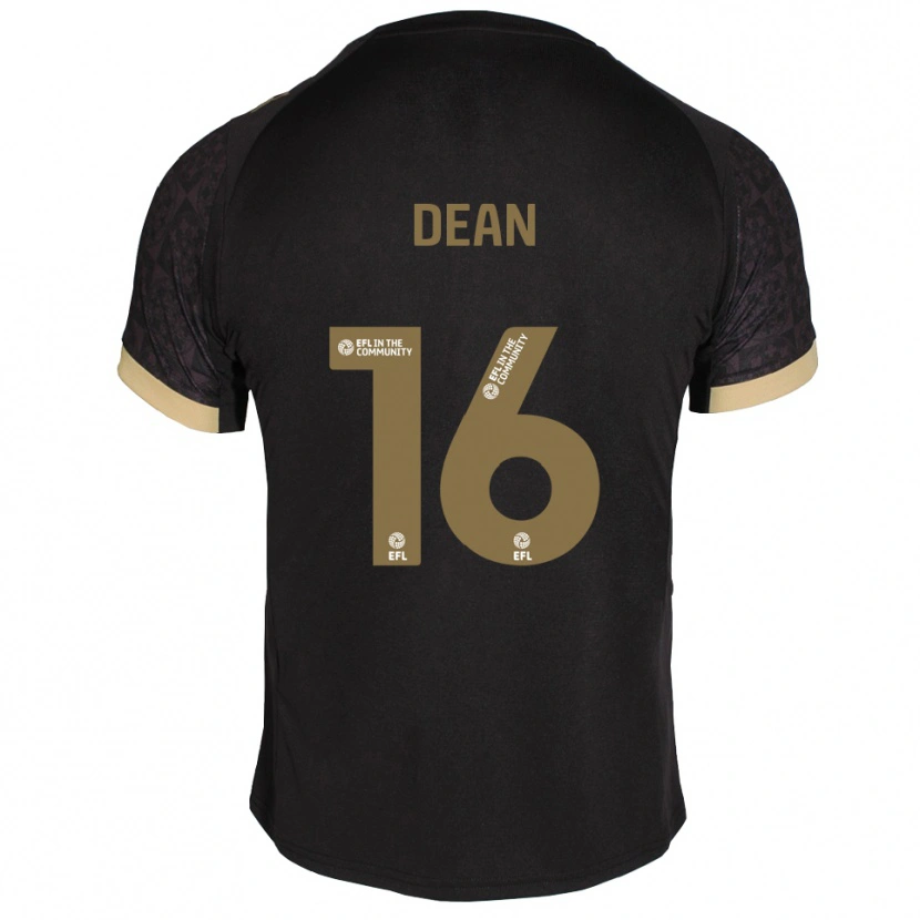 Danxen Herren Oscar Dean #16 Schwarz Gold Auswärtstrikot Trikot 2025/26 T-Shirt Schweiz