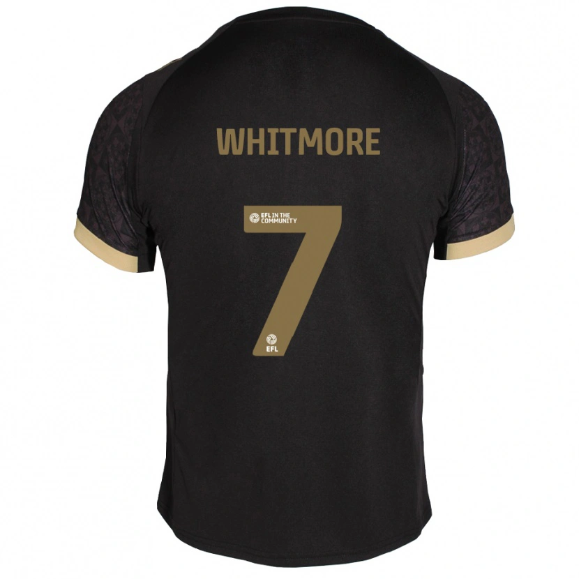Danxen Herren Charlotte Whitmore #7 Schwarz Gold Auswärtstrikot Trikot 2025/26 T-Shirt Schweiz