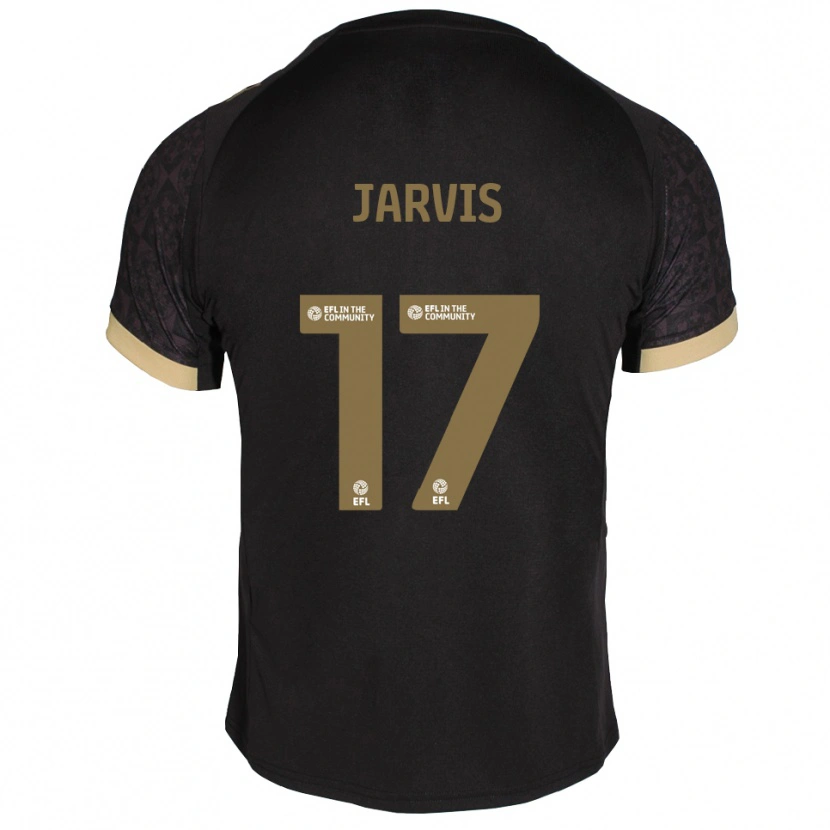 Danxen Herren Lulu Jarvis #17 Schwarz Gold Auswärtstrikot Trikot 2025/26 T-Shirt Schweiz