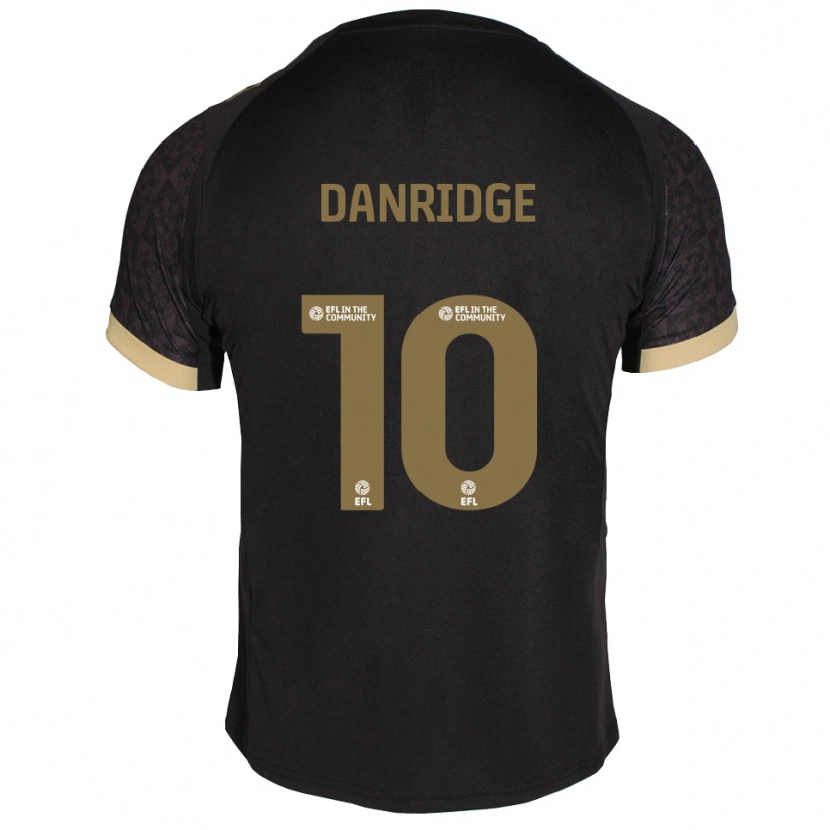 Danxen Herren Rebecca Danridge #10 Schwarz Gold Auswärtstrikot Trikot 2025/26 T-Shirt Schweiz