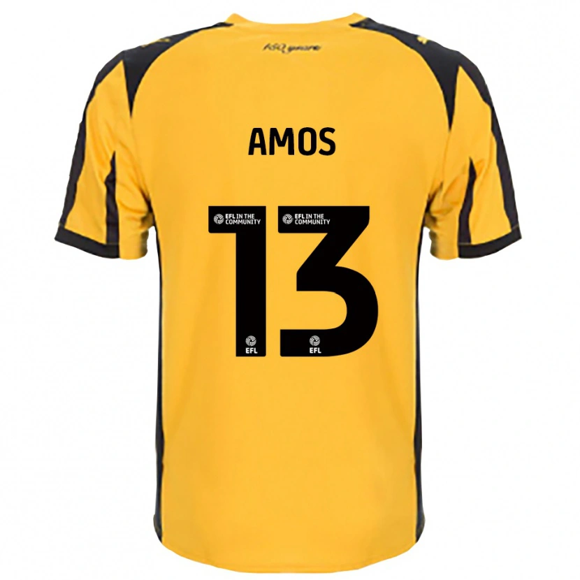 Danxen Herren Ben Amos #13 Orange Schwarz Auswärtstrikot Trikot 2025/26 T-Shirt Schweiz