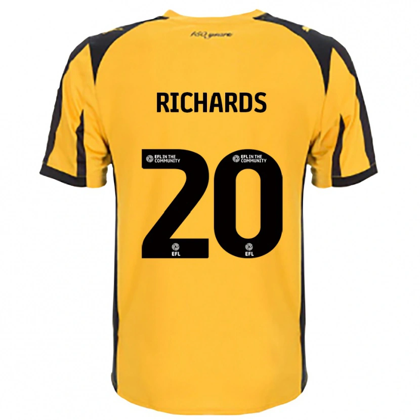 Danxen Herren Rico Richards #20 Orange Schwarz Auswärtstrikot Trikot 2025/26 T-Shirt Schweiz