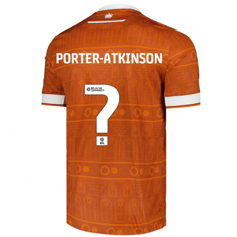 Danxen Herren Jayden Porter-Atkinson #0 Orange Weiß Auswärtstrikot Trikot 2025/26 T-Shirt Schweiz