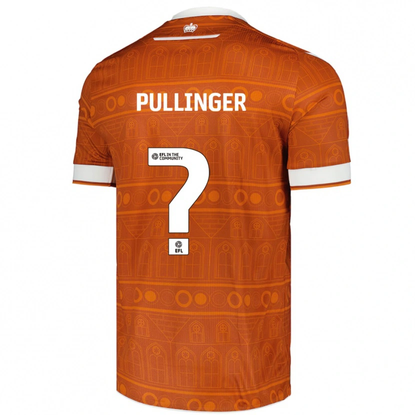 Danxen Herren Matthew Pullinger #0 Orange Weiß Auswärtstrikot Trikot 2025/26 T-Shirt Schweiz