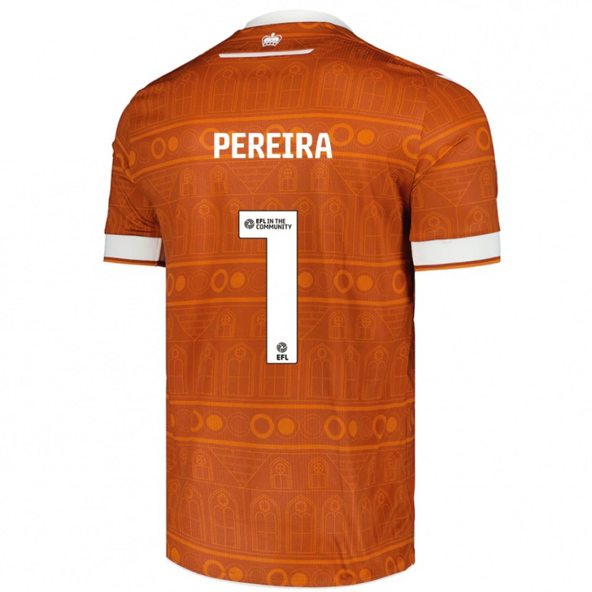Danxen Herren Joel Pereira #1 Orange Weiß Auswärtstrikot Trikot 2025/26 T-Shirt Schweiz