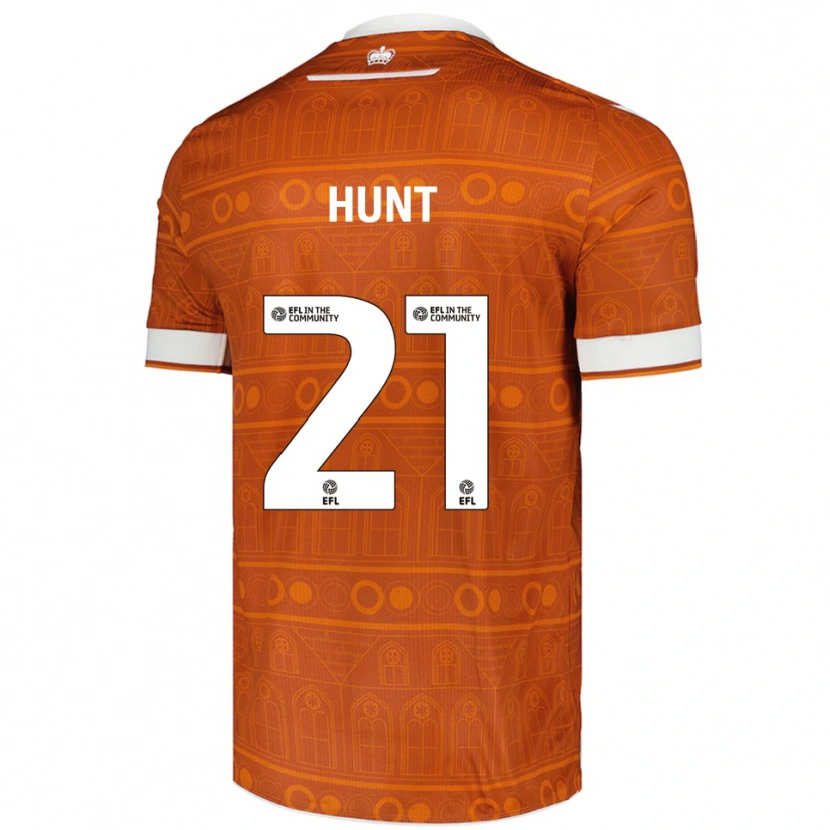 Danxen Herren Mae Hunt #21 Orange Weiß Auswärtstrikot Trikot 2025/26 T-Shirt Schweiz